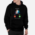 Eishockey-Begeisterung Herren Hoodie, Anruf Design & Lustiger Spruch