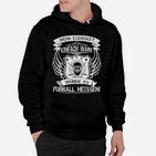 Eishockey Motto Hoodie mit deutschem Spruch, Sport Fan Bekleidung