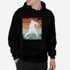 Eishockey Vintage Retro Cool Legendär Mann Legende Hoodie