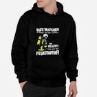 Feuerwehr-Motiv Hoodie: Gute Mädchen & Beste bei der Feuerwehr Spruch