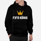 FIFA König Herren Hoodie mit Krone-Design, Fußballfan Bekleidung