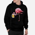 Flamingo Trinkt Bier Sauf Polter Ge Hoodie