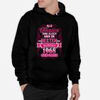 Geburtsjahr 1968 Retro Hoodie, Damen Hoodie Besten Frauen