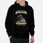 Hunde-Liebhaber Hoodie Persönlicher Stalker mit Hundespruch