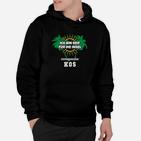 Ich bin reif für die Insel Kos Hoodie, Urlaubsmotiv Schwarz