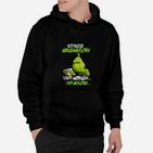 Ich Hasse Morgenleute Lustige Cartoon- Hoodie