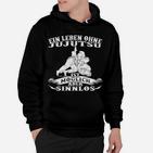 Jiu-Jitsu Hoodie mit Spruch, Motivations-Hoodie für Kampfsport