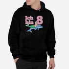 Kinder Achter 8 Geburtstag Meerjungfrau Delfin Ich Bin Acht 8 Hoodie