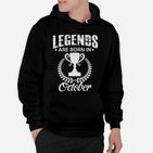 Legends Born October Hoodie, Lorbeerkranz & Pokal Design