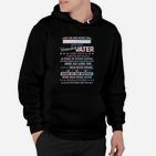 Liebevoller Vater Spruch Schwarzes Hoodie, Perfekt für Vatertag