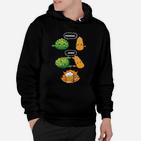 Lustiges Dinosaurier-Party-Hoodie, Bier & Tanzmotiv-Tee