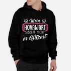 Lustiges Hovawart Hoodie - Er sabbert nicht, er glitzert, Fan-Hoodie für Hundefreunde