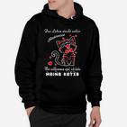 Lustiges Katzenliebhaber Hoodie: Leben voller Hindernisse, habe meine Katze