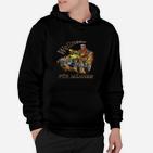 Motorrad Hoodie für Herren mit Spruch Wellness für Männer, Biker Tee