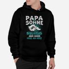 Papa und Sohn Verbundenheit Herren Hoodie, Emotionaler Spruch Tee