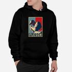 Retro Popart Wolf Hoodie mit FLESCH Motiv, Stylisches Hoodie