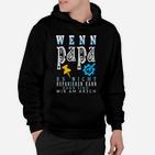 Schwarzes Herren-Hoodie Wenn Papa es nicht reparieren kann - Lustiger Heimwerker-Spruch