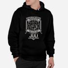 Unterschätze Nie Einen Alten Mann Juli Geburtstag Hoodie, Retro Design