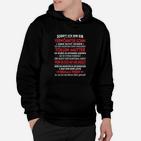 Verwöhnter Sohn Schwarzes Hoodie, Lustiges Herren Statement