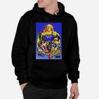 Vintage Superhelden-Comic-Print Hoodie, Retro Design für Fans