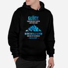 Wanderlust Bergsteiger Hoodie Glück in den Bergen, Bergliebe Spruch Tee