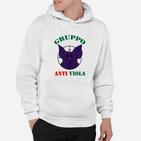 Gruppo Anti Viola Hoodie, Schweinedesign Lustiges Motiv