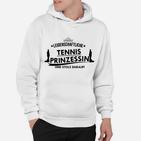 Leidenschaftliche Tennis Prinzessin Hoodie