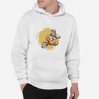 Motorrad Vintage Hoodie für Herren, Retro Motorradfahrer Tee