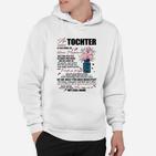 Mutter-Tochter Liebe Hoodie, Emotional mit Blumen & Sprüchen