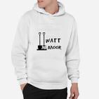 Wortspiel Hoodie Watt Moor, Lustiges Unisex Grafikmotiv