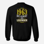 1963 Geburtsjahr Legenden Deutsche Deutschland Sweatshirt