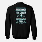 Angler Papa Sweatshirt – Liebe zum Fischen & Vatersein