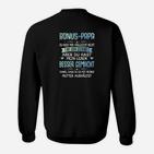 Bonus-Papa Sweatshirt Personalisiert mit Dankesbotschaft
