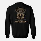 Deutschland-Argentinien Herkunfts Sweatshirt, Zwei Länder Liebe