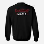 Handball Mama Sweatshirt für Damen, Schwarzes mit Stern-Motiv