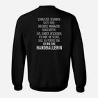 Handballerin Ich Perfekt Bin Sweatshirt