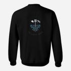 Herren Sweatshirt mit Adler-Emblem & Motto, Schwarzes Design