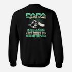 Papa Unschlagbar Herren Sweatshirt, Motivations-Slogan mit Boxhandschuhen