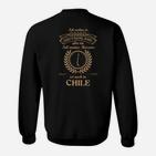 Patriotisches Sweatshirt Herren Deutschland-Chile, Herz Heimat Motiv