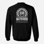 Seefahrer Sweatshirt mit Anker-Motiv, Maritimes Matrosen-Sweatshirt mit Spruch