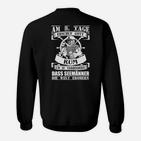 Seemanns Rum Themenshirt, Spruch 'Am 8. Tage erschuf Gott Rum' Sweatshirt