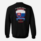 Stolzer Slowakischer Fan Sweatshirt für Herren, Lustiges Sportfan Sweatshirt