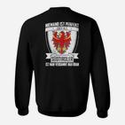 Südtiroler Stolz Schwarzes Sweatshirt mit Spruch - Perfektion Nahe