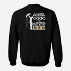 Vatertag Sweatshirt Sohn Erster Held, Tochter Erste Liebe, Hero Liebe Design