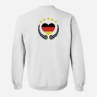 Hand AufS Herz  5 Sterne Fan Sweatshirt