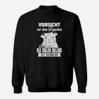 Alte Englische Bulldogge Ist Harmlos- Sweatshirt