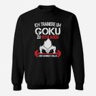 Anime-Inspiriertes Fitness Sweatshirt, Motivation Goku & Krillin