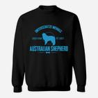 Australien Shepherd Sweatshirt, Herr Unterschätzt Nie Mann mit Aussie
