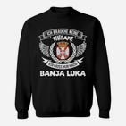 Banja Luka Sweatshirt mit Lustigem Spruch - Therapie Ersatz