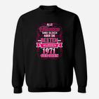 Beste Frauen Jahrgang 1971 Geburtstags-Sweatshirt, Retro Aufdruck Tee